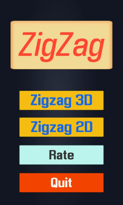 Zigzag 2d & 3d complete unity template free