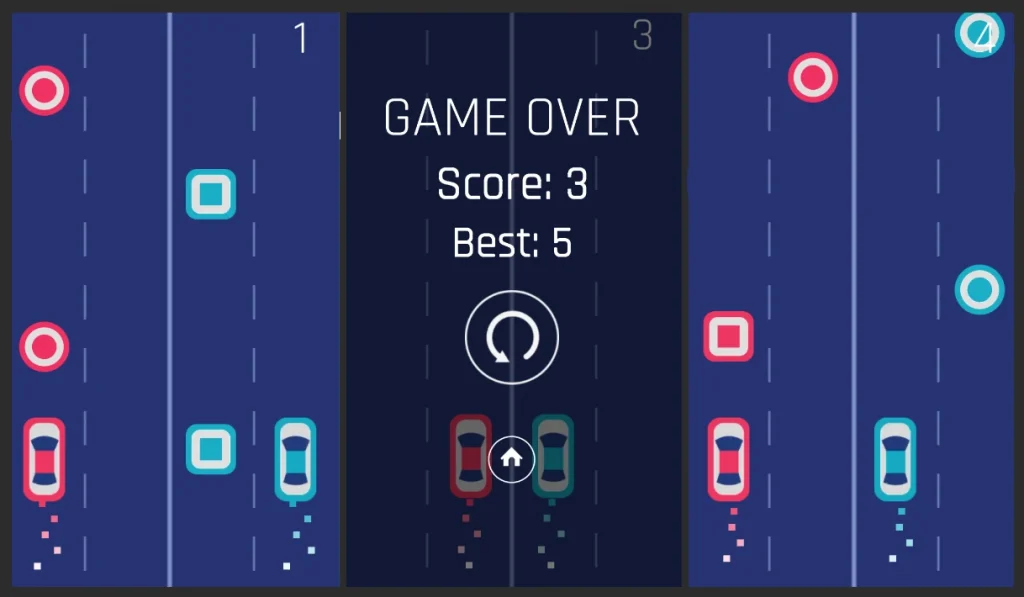 2 Cars Endless – Complete & Free Unity Game Project Template With Source Code